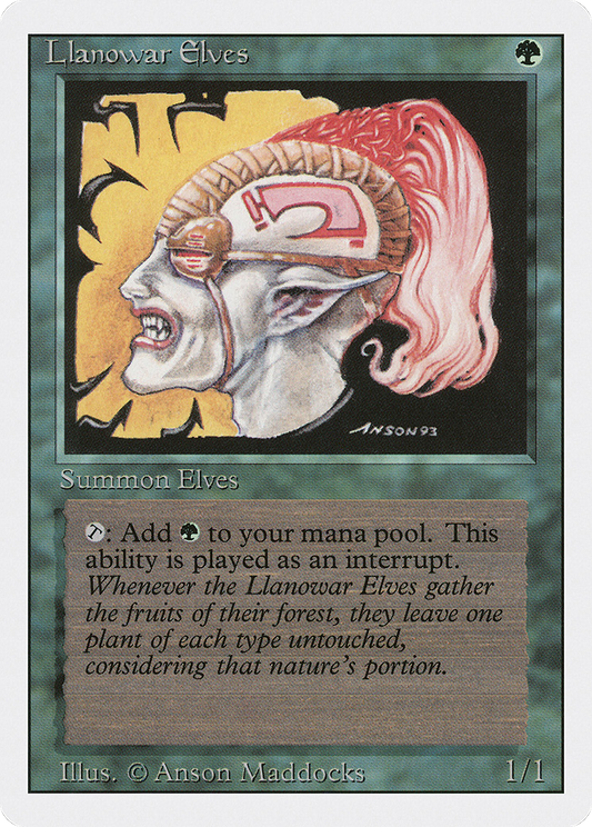 Llanowar Elves (3ED) #211 [EN/N] s/o