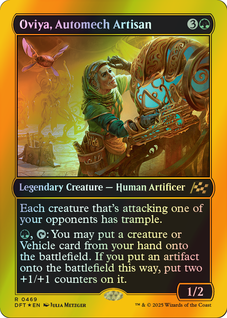 Oviya, Automech Artisan - Firstplace Foil (DFT) #469 [EN/F] s/o