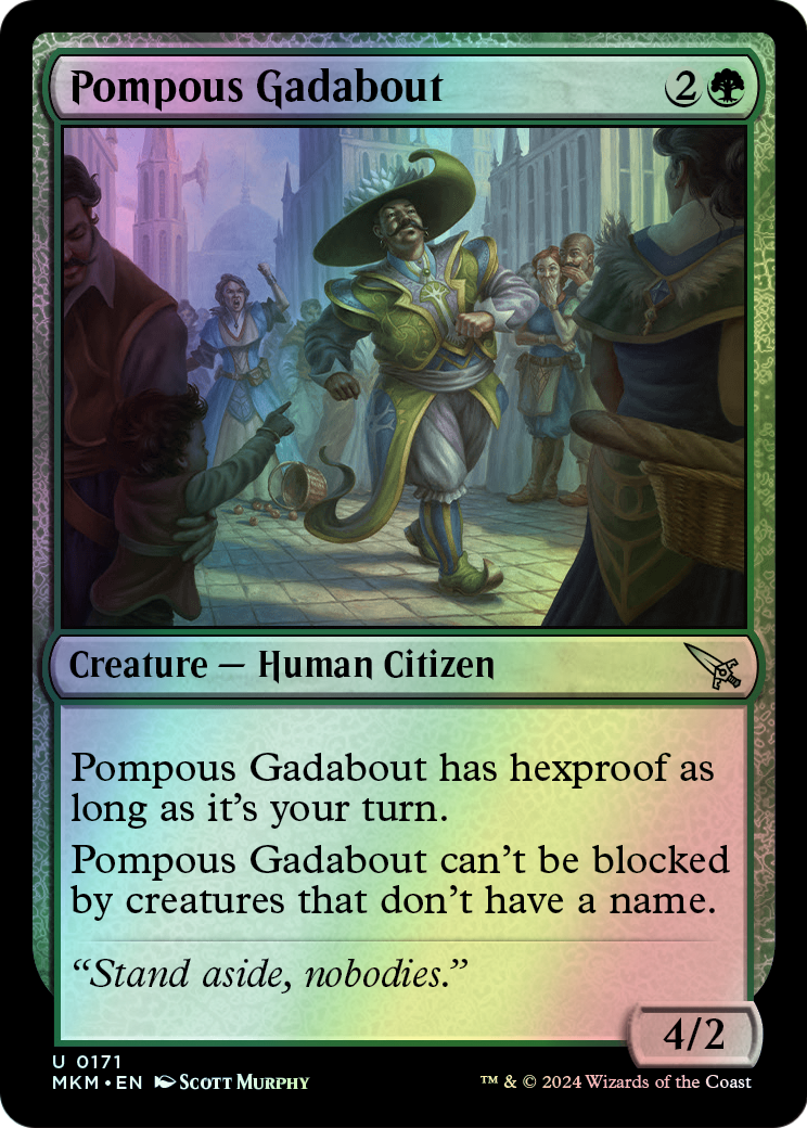 Pompous Gadabout (MKM) #171 [EN/F]