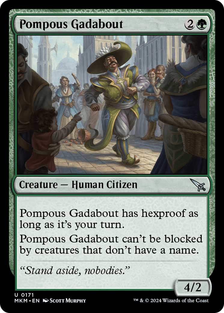 Pompous Gadabout (MKM) #171 [EN/N]