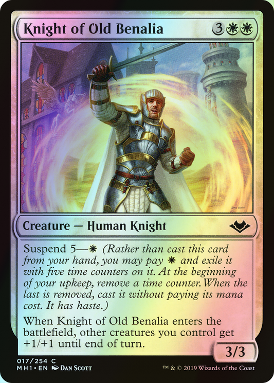 Knight of Old Benalia (MH1) #17 [EN/F]