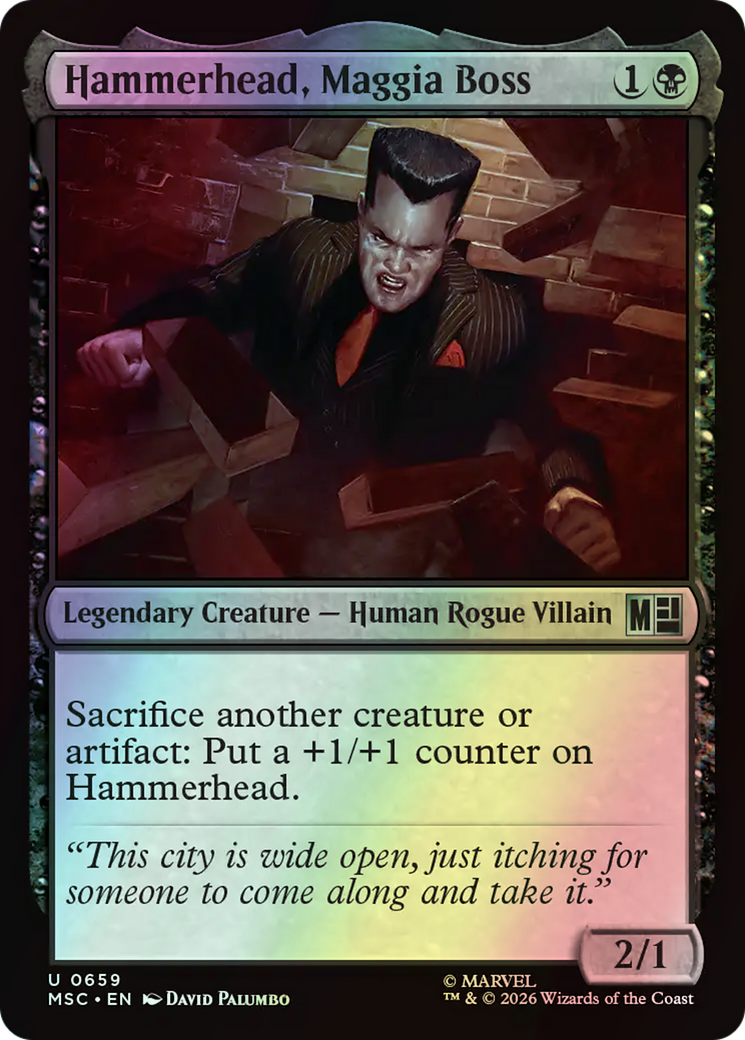 Hammerhead, Maggia Boss (MSC) #659 [EN/F]