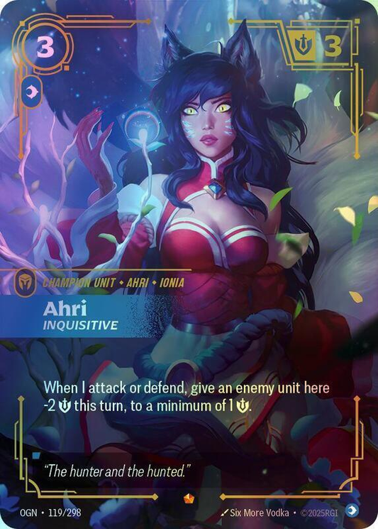 Ahri, Inquisitive (OGN) #119 [EN/F] s/o
