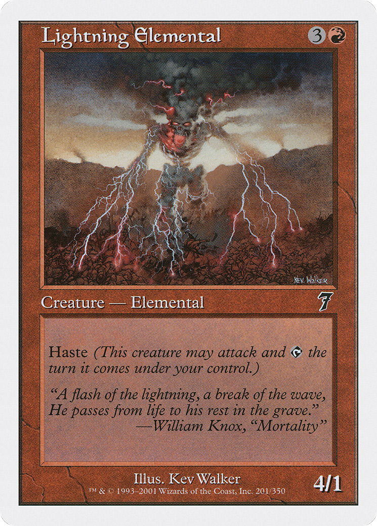 Lightning Elemental (7ED) #201 [EN/N]