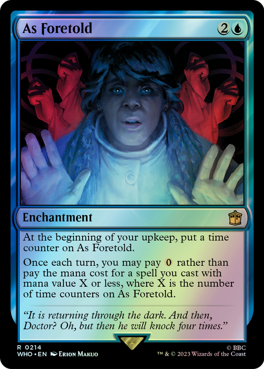 As Foretold (WHO) #214 [EN/F]