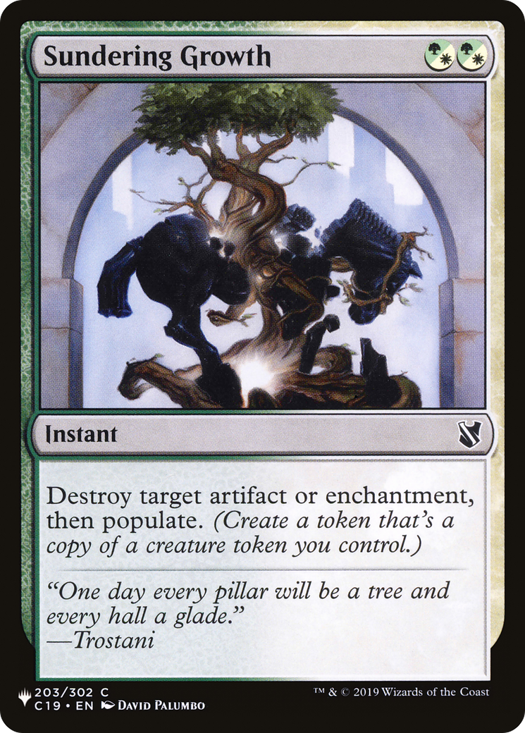 Sundering Growth (PLST) #C19-203 [EN/N]