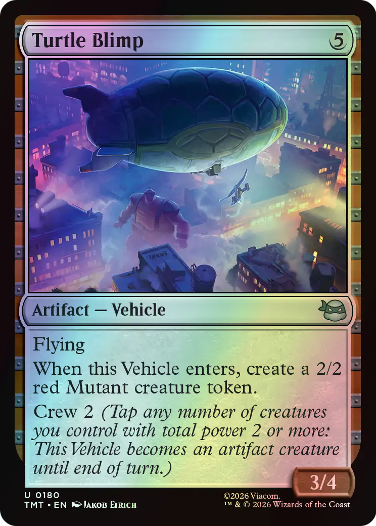 Turtle Blimp (TMT) #180 [EN/F]