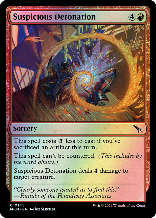 Suspicious Detonation (MKM) #145 [EN/F]