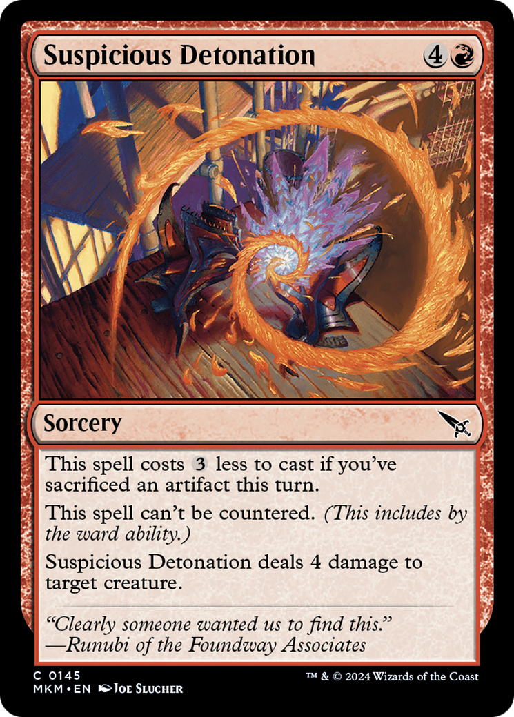 Suspicious Detonation (MKM) #145 [EN/N]