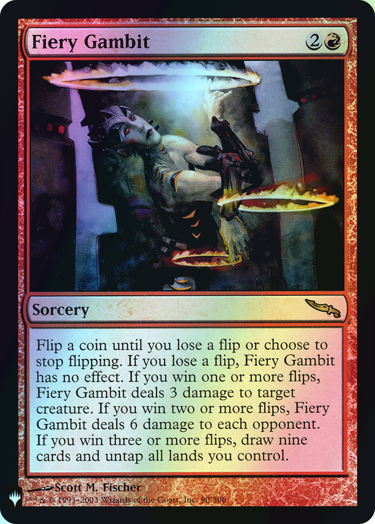 Fiery Gambit (PLST) #MRD-90 [EN/F]