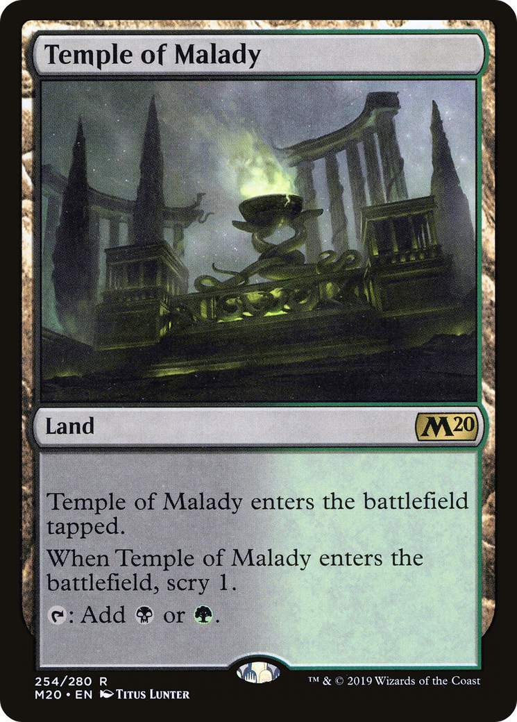 Temple of Malady (M20) #254 [EN/N]