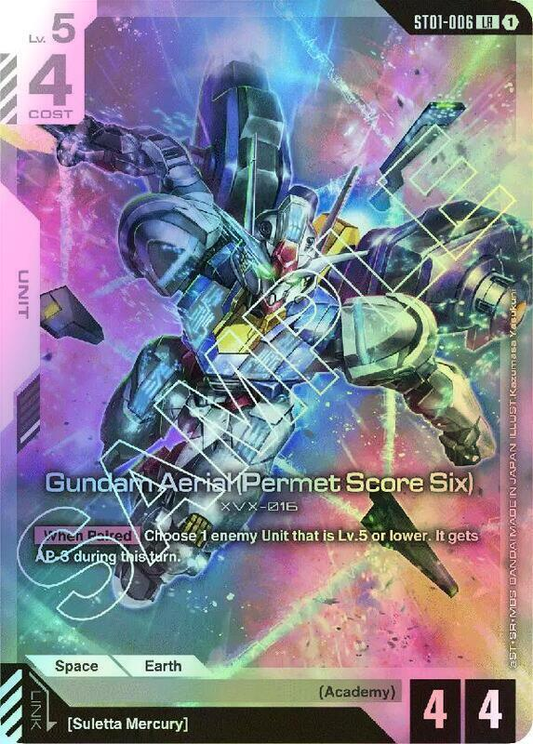 Gundam Aerial (Permet Score Six) (ST01) #ST01-006 [JA/F]
