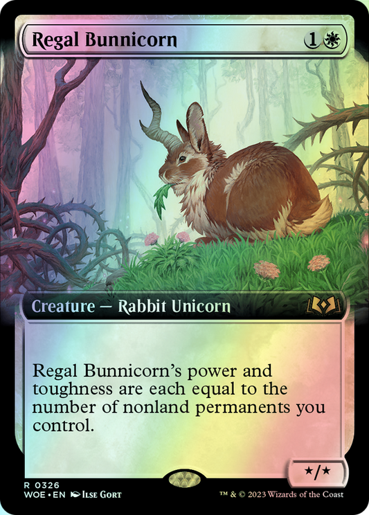 Regal Bunnicorn (WOE) #326 [EN/F] s/o