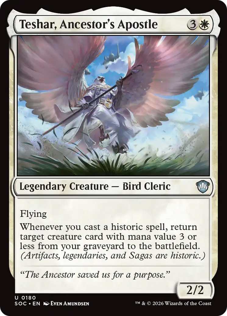 Teshar, Ancestor's Apostle (SOC) #180 [EN/N]