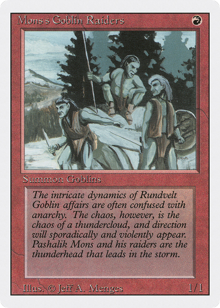 Mons's Goblin Raiders (3ED) #167 [EN/N] s/o