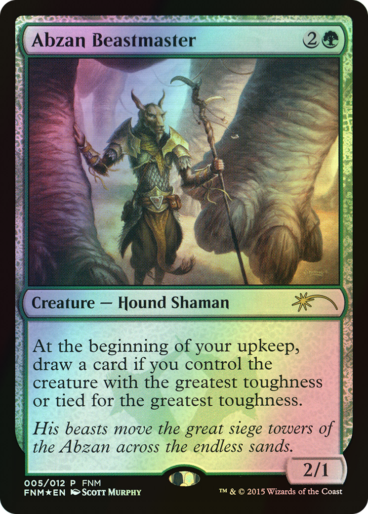 Abzan Beastmaster (F15) #5 [EN/F]