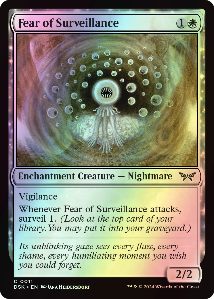 Fear of Surveillance (DSK) #11 [EN/F] s/o