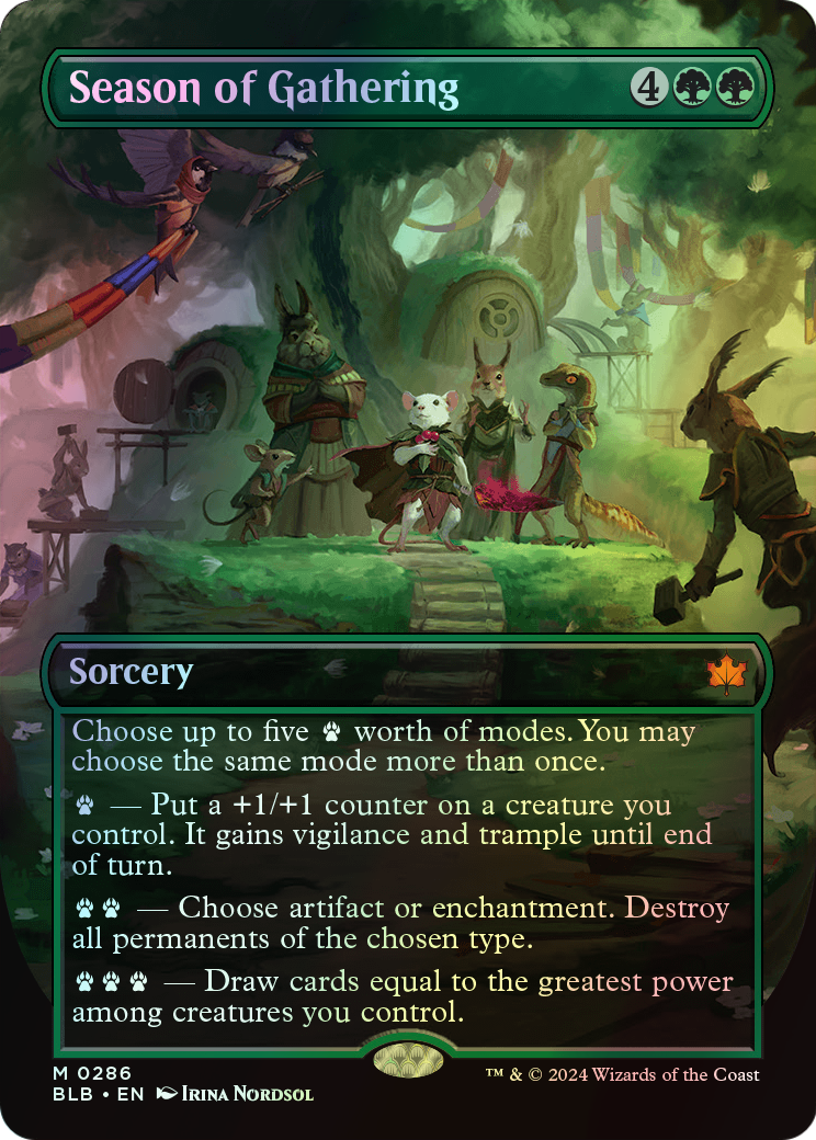 Season of Gathering (BLB) #286 [EN/F]