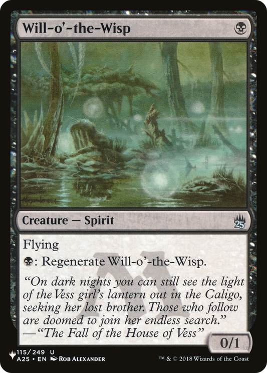 Will-o'-the-Wisp (PLST) #A25-115 [EN/N] s/o