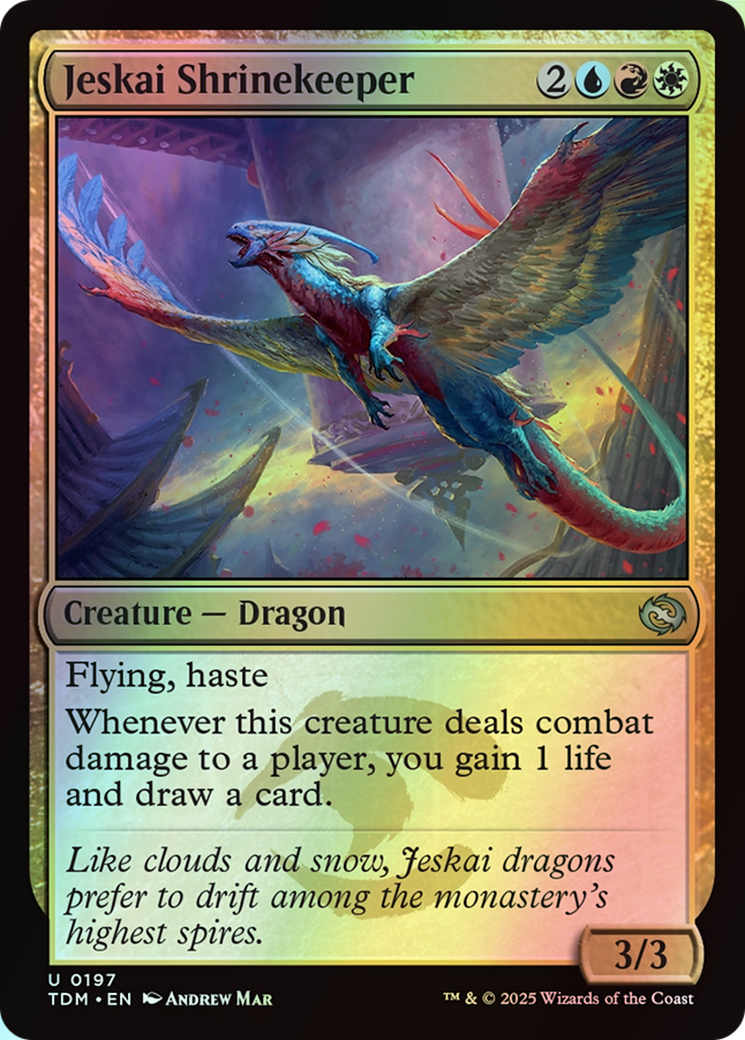 Jeskai Shrinekeeper (TDM) #197 [EN/F]