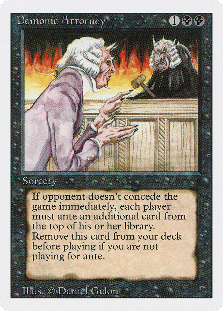 Demonic Attorney (3ED) #103 [EN/N]