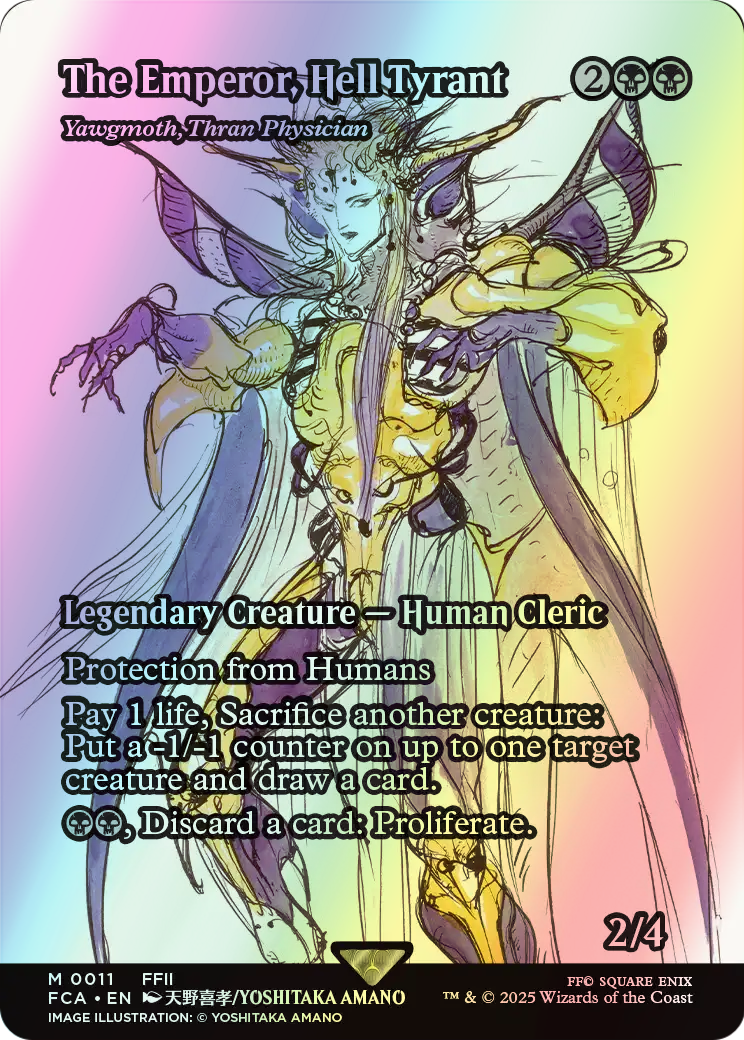 Yawgmoth, Thran Physician (FCA) #11 [EN/F] s/o