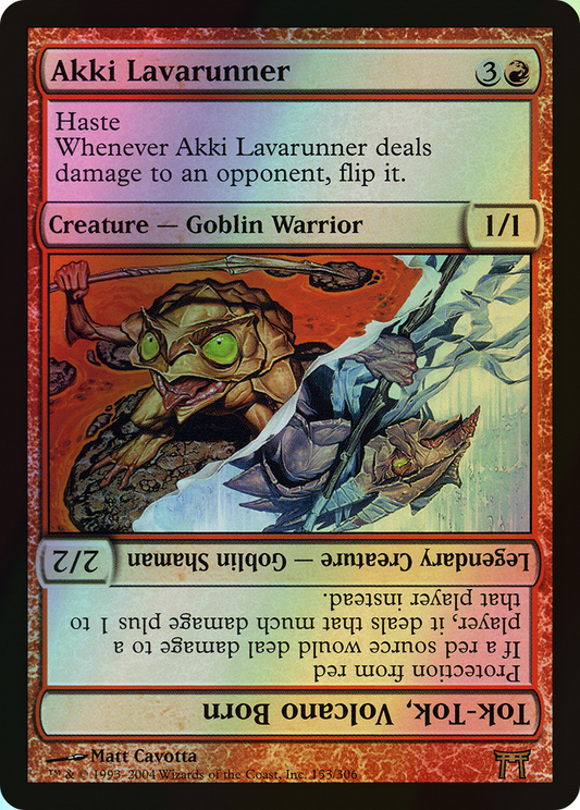 Akki Lavarunner // Tok-Tok, Volcano Born (CHK) #153 [EN/F] s/o