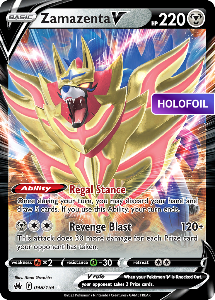 Zamazenta V (CRZ) #098 [EN/H] s/o