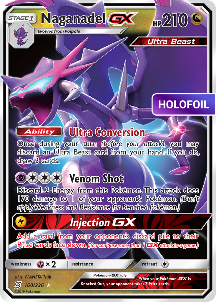 Naganadel GX (UNM) #160 [EN/H]