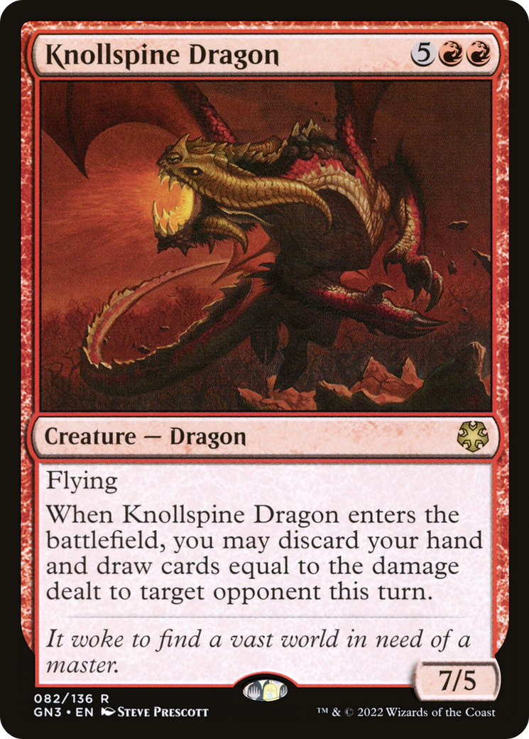 Knollspine Dragon (GN3) #82 [EN/N]