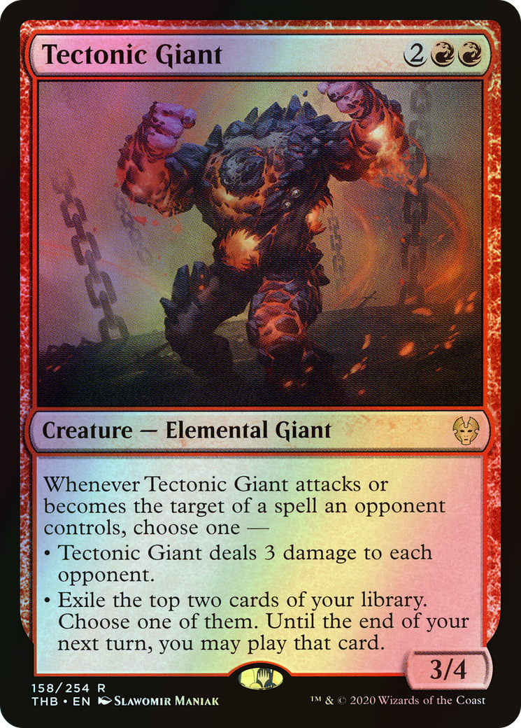 Tectonic Giant (THB) #158 [EN/F]