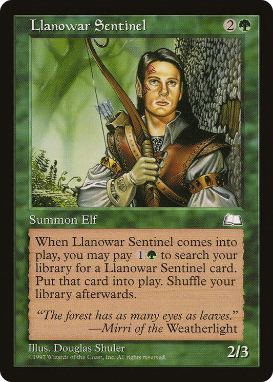 Llanowar Sentinel (WTH) #134 [EN/N]