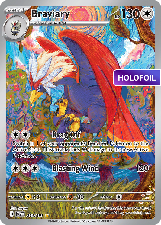 Braviary - 214/191 (SSP) #214 [EN/H] s/o