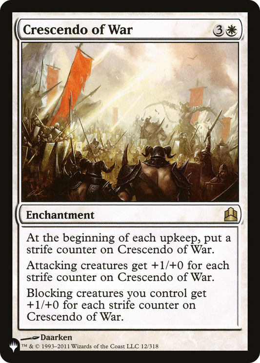Crescendo of War (PLST) #CMD-12 [EN/N] s/o