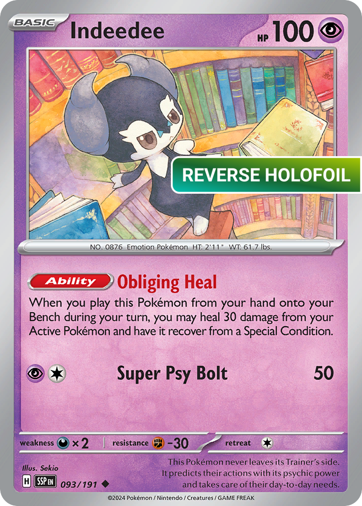 Indeedee (SSP) #93 [EN/R]