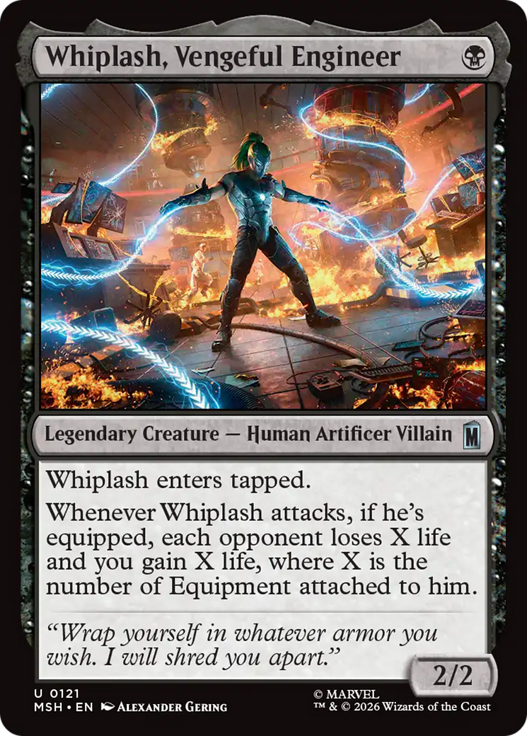Whiplash, Vengeful Engineer (MSH) #121 [EN/N]