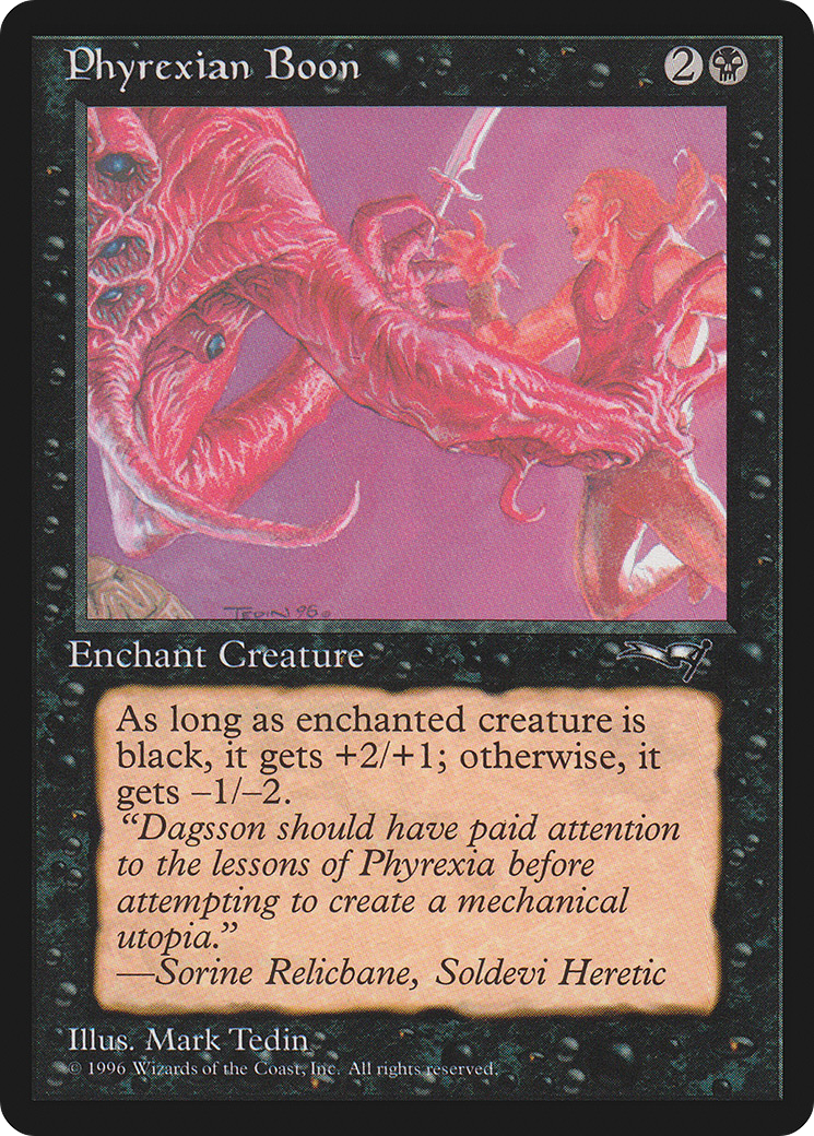 Phyrexian Boon (ALL) #58b [EN/N]