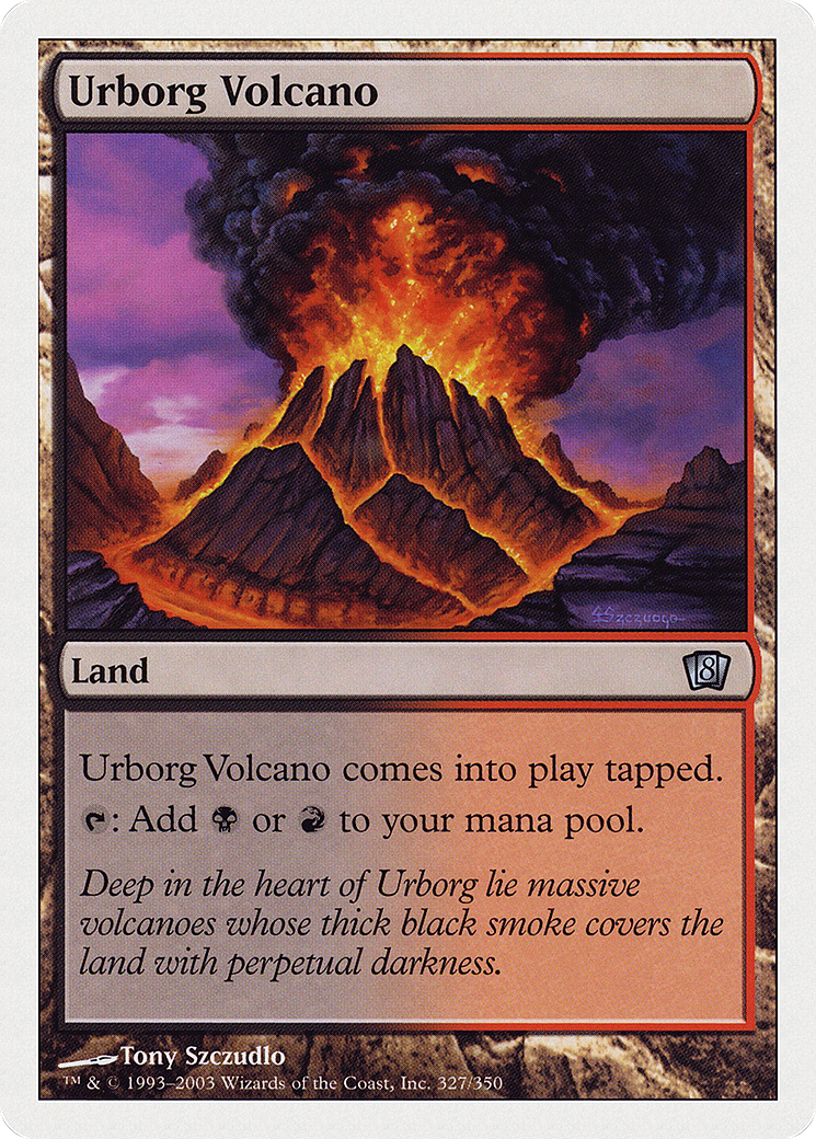 Urborg Volcano (8ED) #327 [EN/N]
