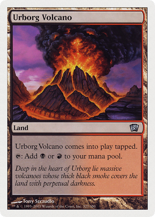 Urborg Volcano (8ED) #327 [EN/N]