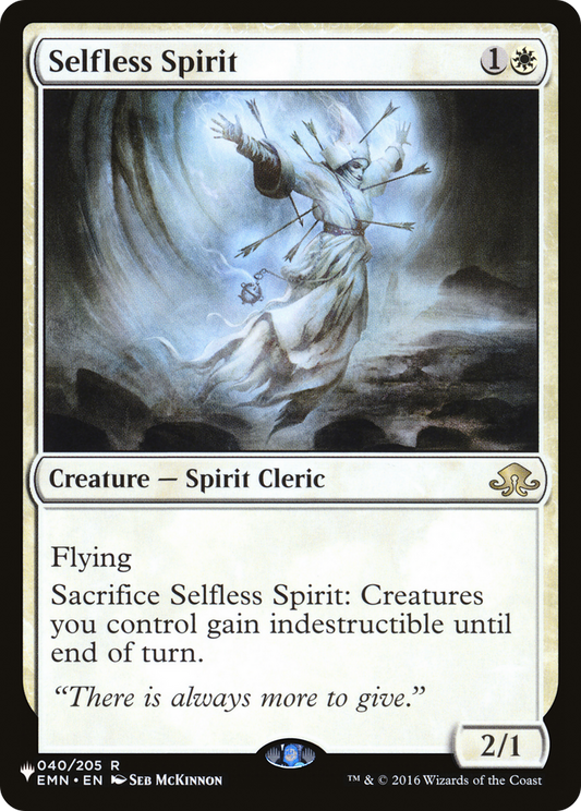 Selfless Spirit (PLST) #EMN-40 [EN/N] s/o