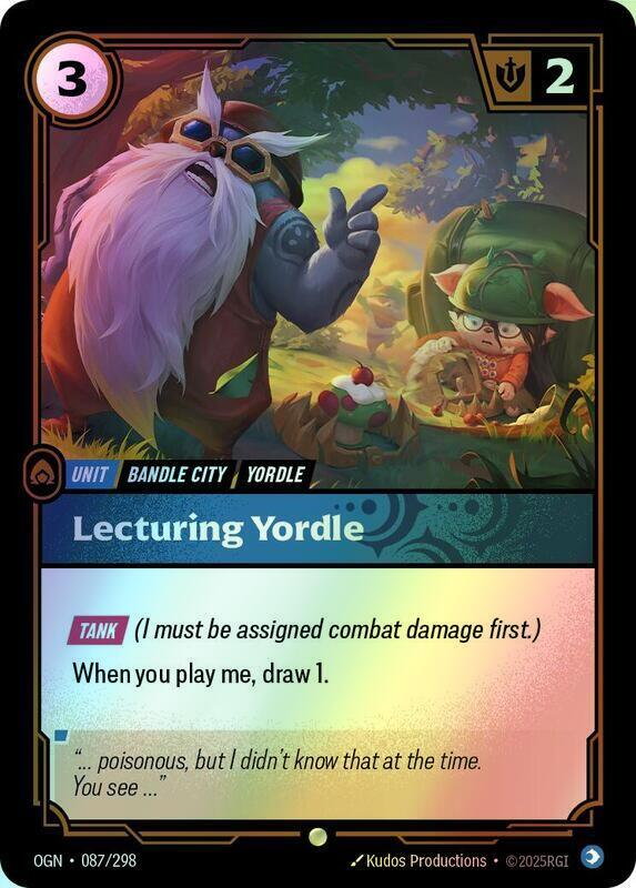 Lecturing Yordle (OGN) #087 [EN/F]