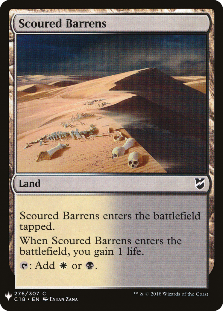 Scoured Barrens (PLST) #C18-276 [EN/N]