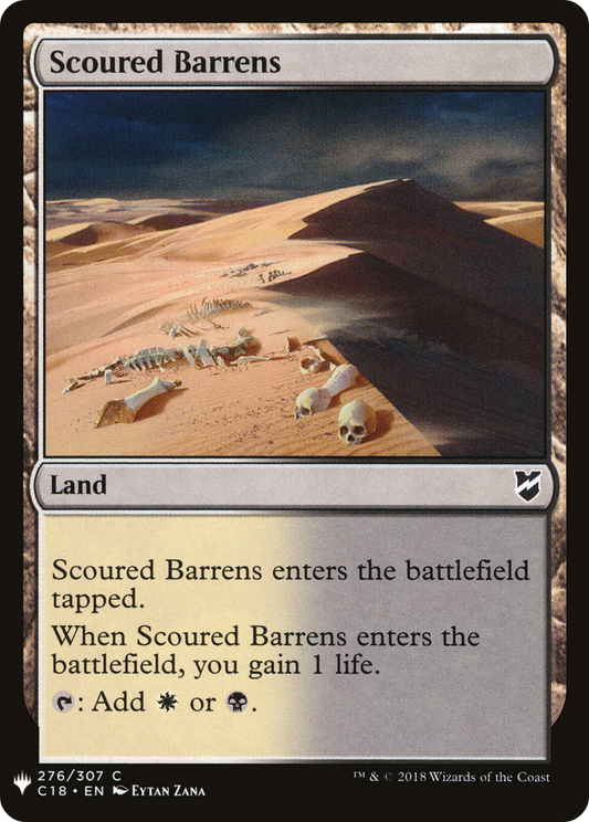Scoured Barrens (PLST) #C18-276 [EN/N]