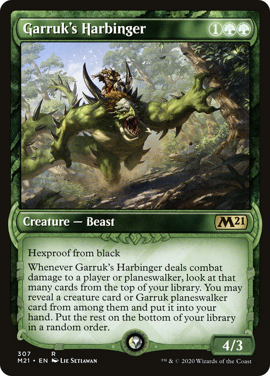 Garruk's Harbinger (M21) #307 [EN/N]