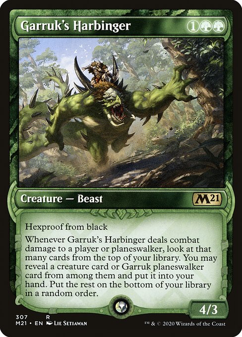 Garruk's Harbinger (M21) #307 [EN/N]