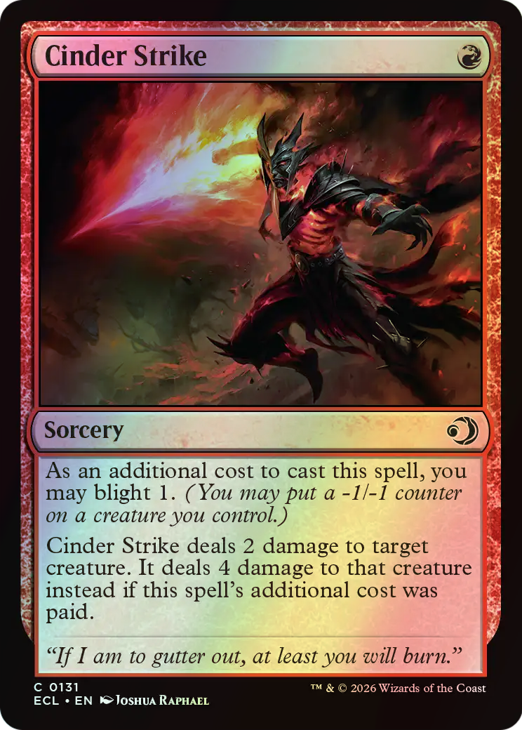 Cinder Strike (ECL) #131 [EN/F]