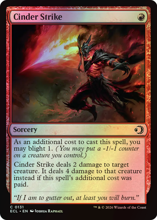 Cinder Strike (ECL) #131 [EN/F]