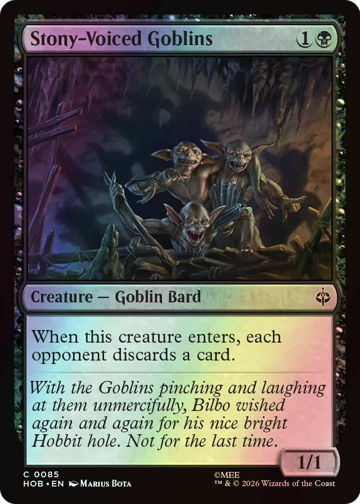 Stony-Voiced Goblins (HOB) #85 [EN/F]