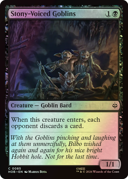 Stony-Voiced Goblins (HOB) #85 [EN/F]