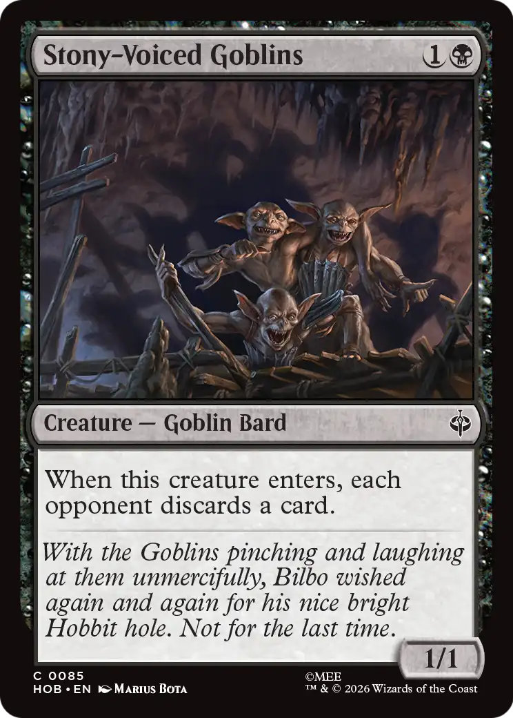 Stony-Voiced Goblins (HOB) #85 [EN/N]
